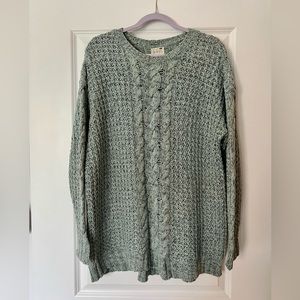 Green Oversized PacSun Sweater
